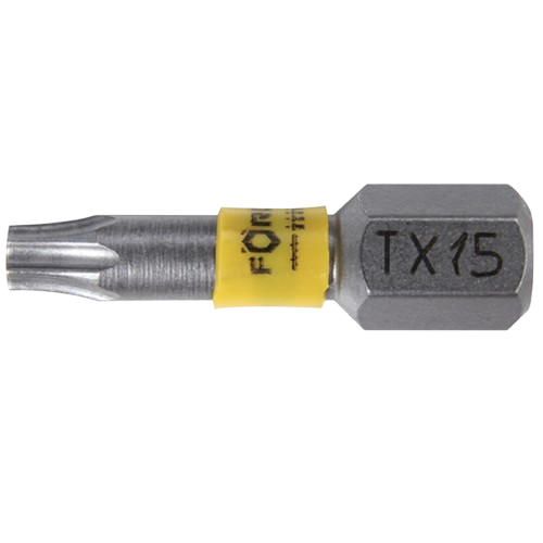 1/4" BIT 25 MM TX15 – ŽUTI
