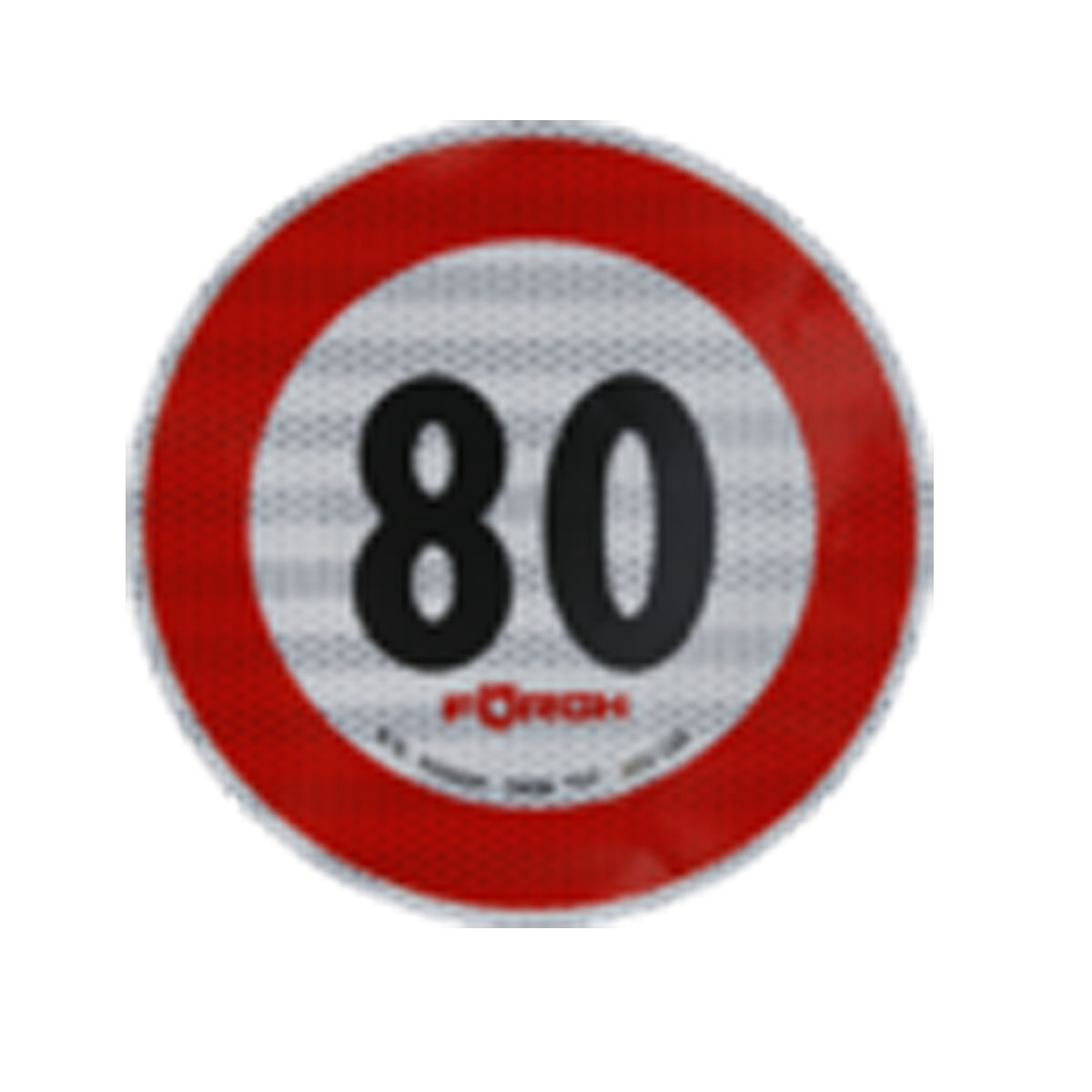 NALJEPNICA – OGRANIČENJE BRZINE 80 KM/H